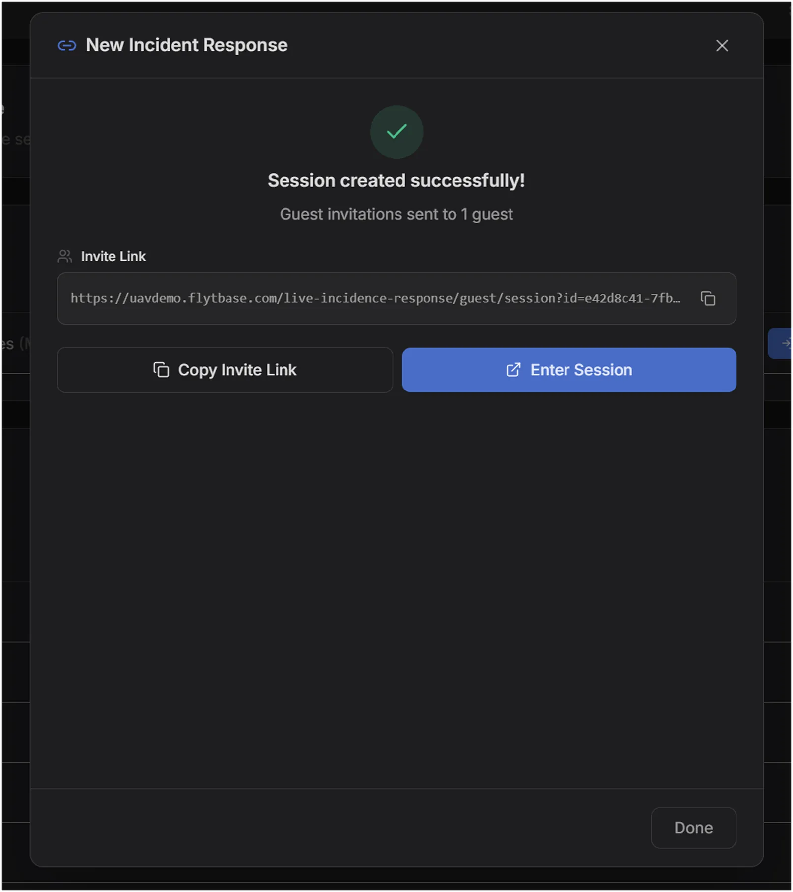 Mass-invite — pre-defined collaborators added in one step.